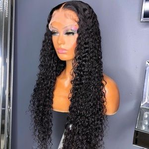 26inch water wave wig human hair